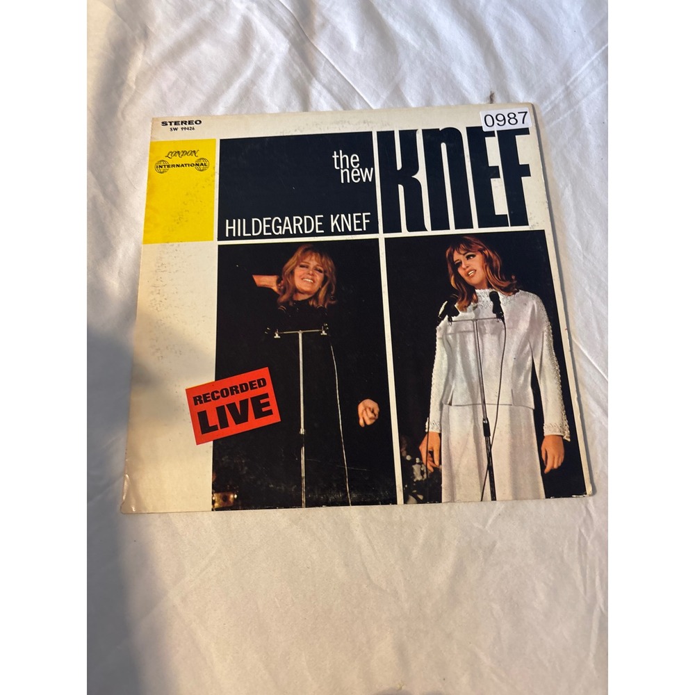 London Records The New Knef Vinyl LP 12" Black Good Live Recording SW 99426